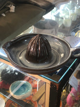Ceramic Lemon Juicer - Brown Blue