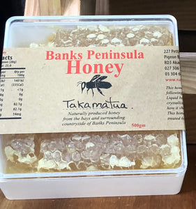 Banks Peninsula Honey - Takamatua - Cut Comb