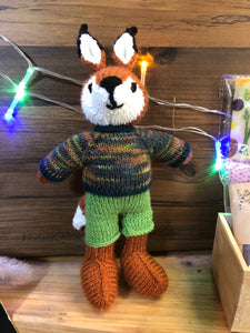 Hand knitted Fox - Boy