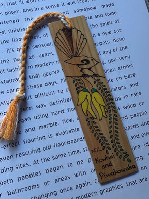 Bookmarks - Fantail & Kowhai