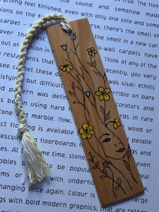 Bookmarks - Girl in the Wild Flowers