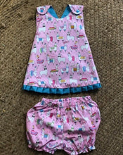 Girls 2 cross over 2 piece Set - Lama - Size  1