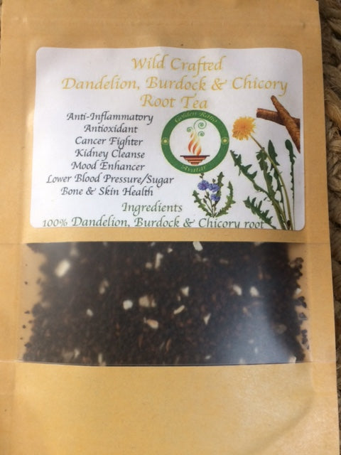 Wild Crafted - Dandelion,  Burdock & Chicory Root Tea