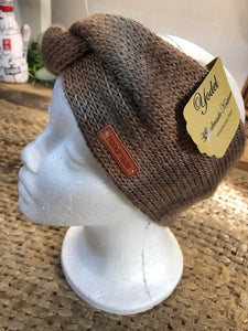 Hand Knitted Headbands- Brown Beige