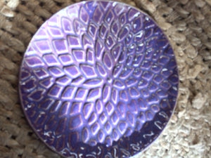 Purple textured Plate - Small