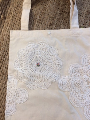 Lace calico bag
