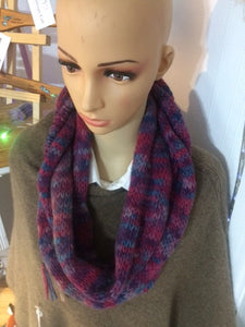 Infinity Scarf - Purple, Blue, Red