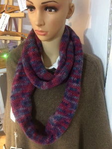 Infinity Scarf - Purple, Blue, Red