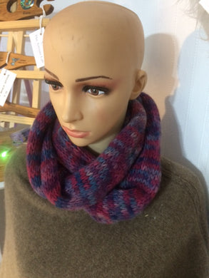 Infinity Scarf - Purple, Blue, Red