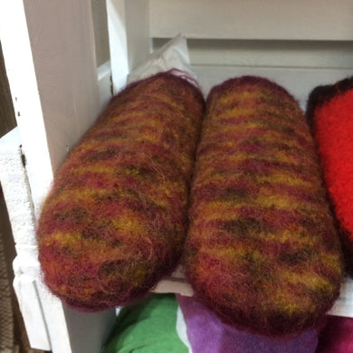 Felted slippers