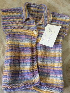 Multi coloured child’s Wool Vest