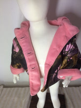 Girls polar fleece Jacket - Pink Camo