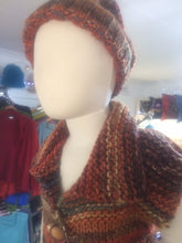 Hand Knitted Collared Vest and Beanie