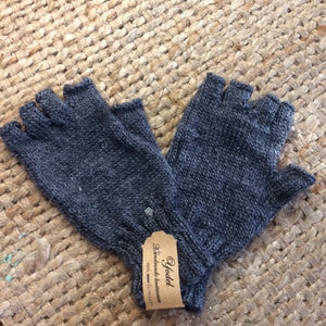 100% Bamboo Finger-less Gloves - Dark Grey