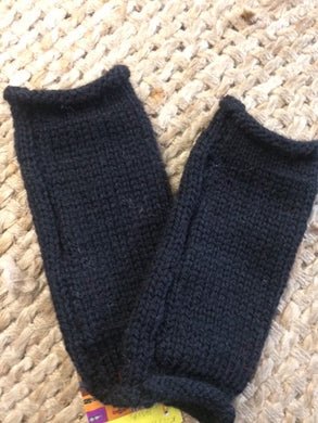 Wool Mitts - Black