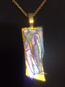 Night Simmers Pendant on Gold Plated