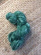 Hand spun and hand dyed Romney Wool